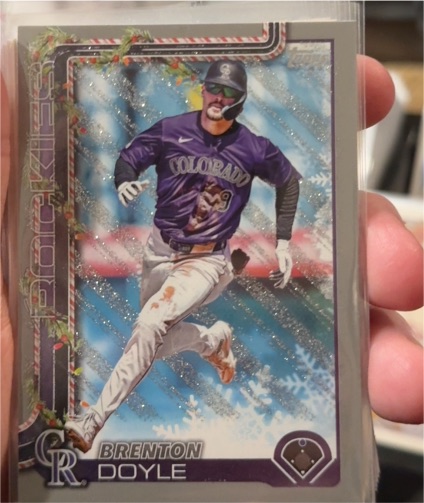 2025 Topps Holiday #H101 Brenton Doyle — front
