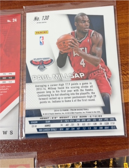 2014-15 Panini Prizm #130 Paul Millsap — front