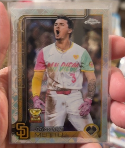 2025 Topps Chrome #61 Jackson Merrill — front