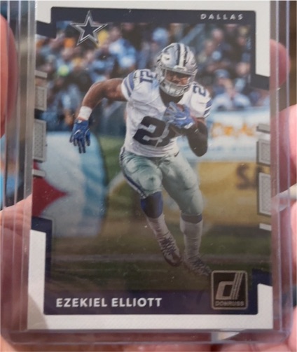 2017 Donruss #114 Ezekiel Elliott Dallas Cowboys — front