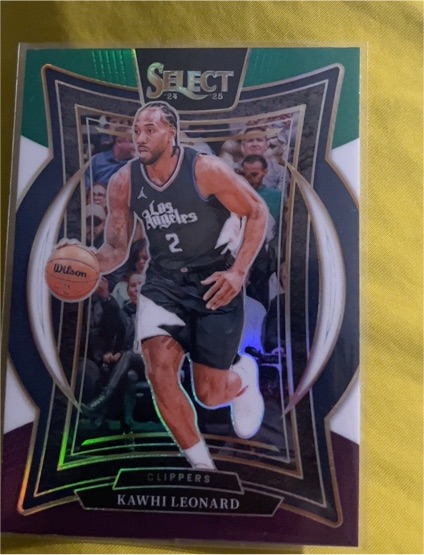 2024-25 Panini Select #61 Kawhi Leonard — front
