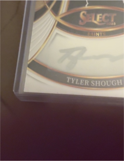 2025 Panini Select Rookie Signatures #RSI-TSH Tyler Shough — front