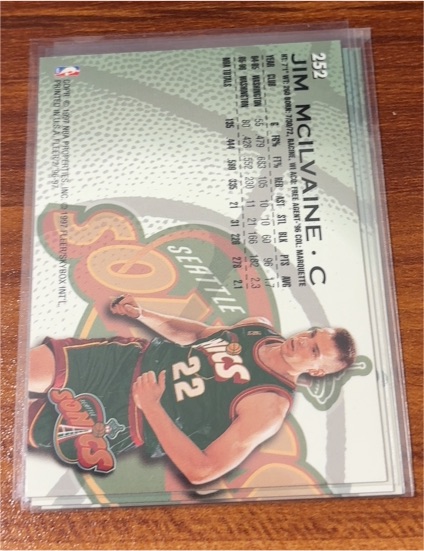1996-97 Upper Deck #297 Jim McIlvaine — front