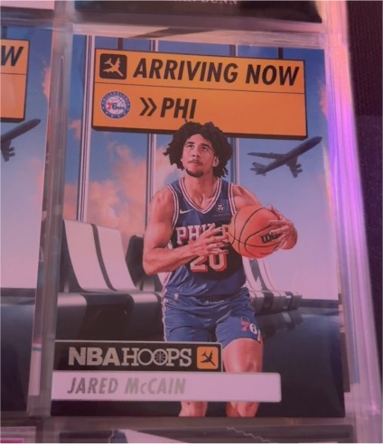 2024-25 Panini NBA Hoops Arriving Now #9 Jared McCain — front