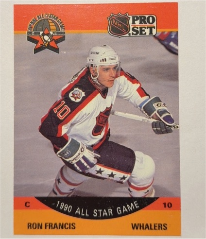 1990-91 Pro Set #367 Ron Francis Hartford Whalers All Star Game — front