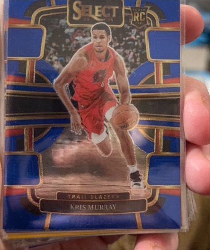 2023-24 Panini Select Concourse Blue #91 Kris Murray — front