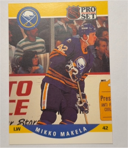 1990-91 Pro Set #418 Mikko Makela — front