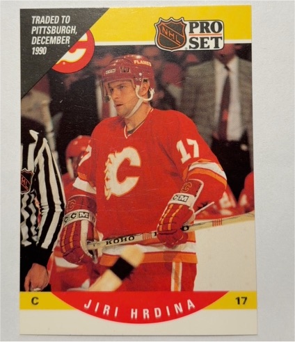 1990-91 Pro Set #421 Jiri Hrdina — front