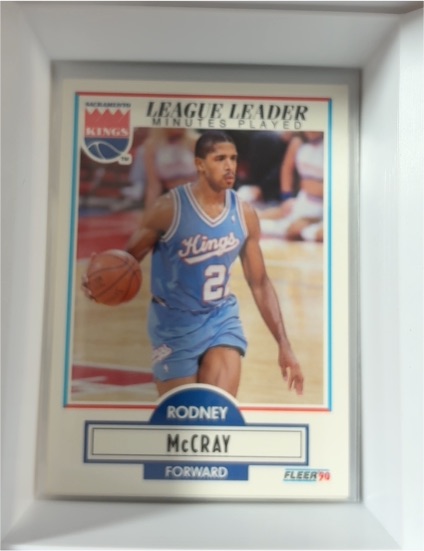 1990-91 Fleer #165 Rodney McCray Sacramento Kings — front