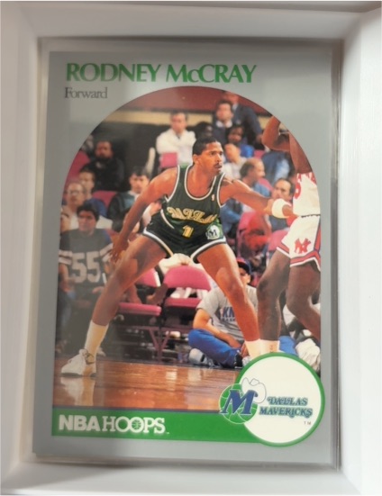 1990-91 NBA Hoops #409 Rodney McCray — front