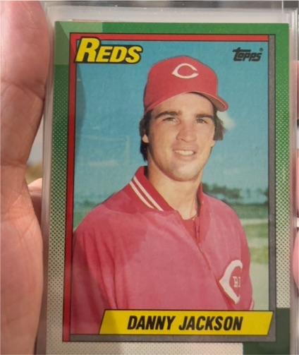 1990 Topps #445 Danny Jackson — front