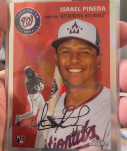 2023 Topps Chrome Platinum Anniversary #153 Israel Pineda — front