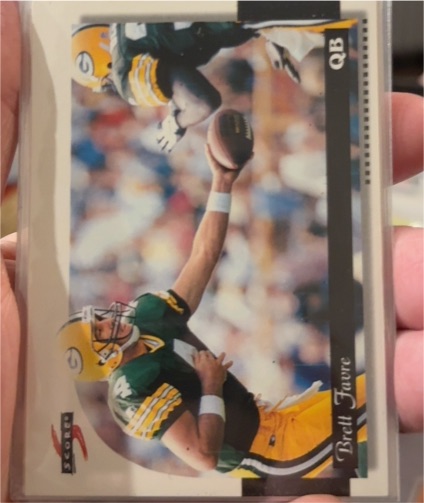 1996 Score #119 Brett Favre — front