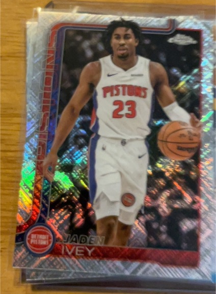 2025-26 Topps Chrome #61 Jaden Ivey — front