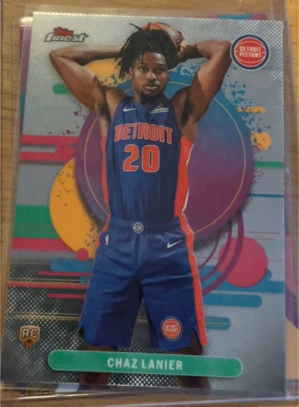 2025-26 Topps Finest #127 Chaz Lanier — front