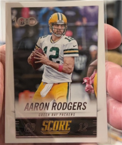 2014 Panini Score #236 Aaron Rodgers — front