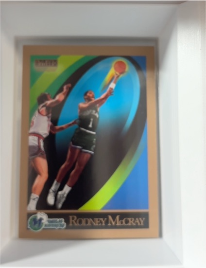 1990-91 SkyBox #377 Rodney McCray Dallas Mavericks — front