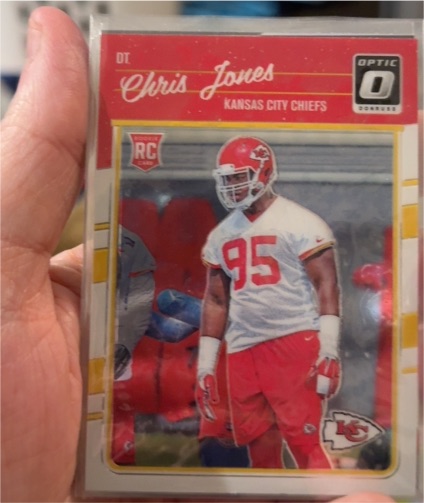 2016 Panini Donruss Optic #109 Chris Jones — front