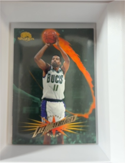 1995-96 Skybox Premium #183 Lee Mayberry — front