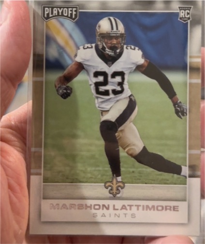 2017 Panini Playoff #245 Marshon Lattimore — front
