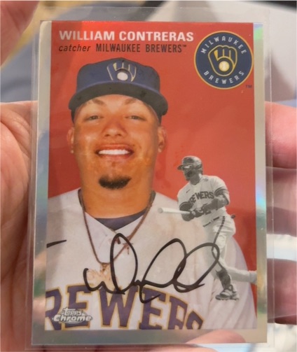 2023 Topps Chrome Platinum Anniversary #225 William Contreras — front