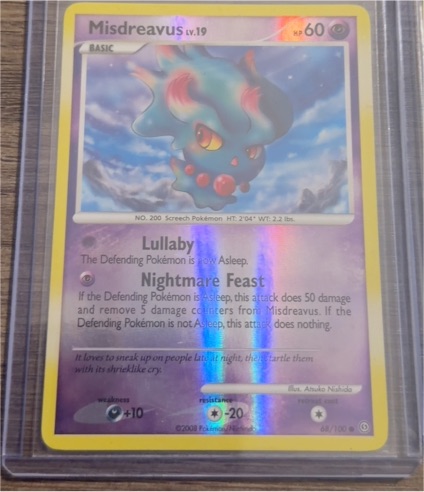 2008 Pokémon Diamond & Pearl Stormfront #68 Misdreavus — front