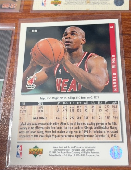 1993-94 Upper Deck #21 Harold Miner — front