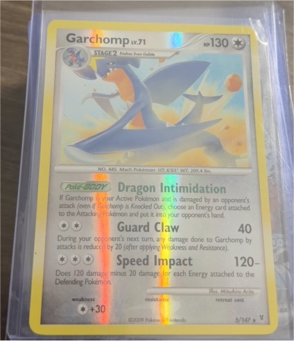 2009 Pokémon TCG Supreme Victors #5 Garchomp — front