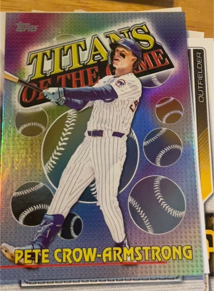 2026 Topps Series 1 #TOG-13 Pete Crow-Armstrong Titans Of The Game — front