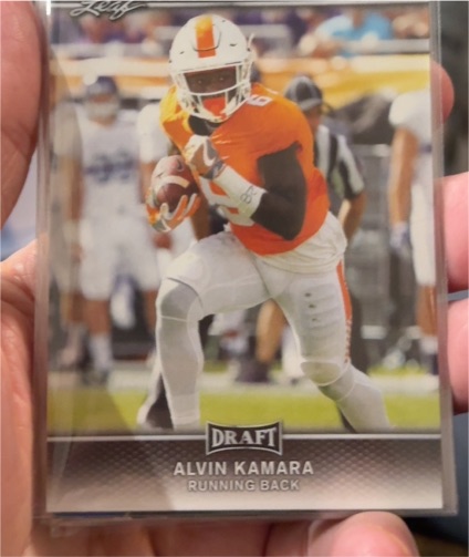 2017 Leaf Draft #01 Alvin Kamara — front