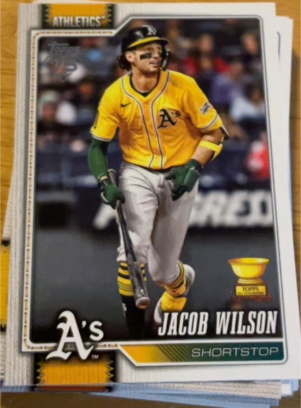 2026 Topps Series 1 #240 Jacob Wilson — front