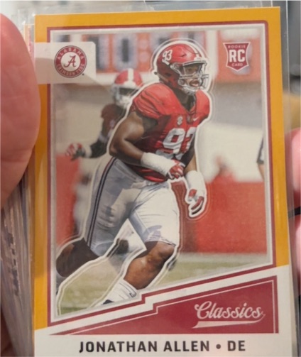 2017 Panini Classics #250 Jonathan Allen — front