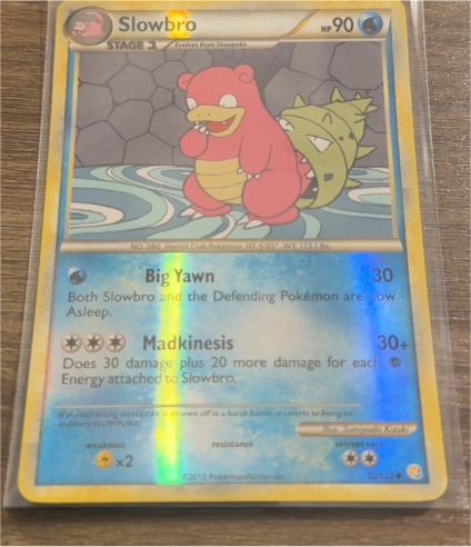 2010 Pokemon HeartGold SoulSilver #52 Slowbro — front