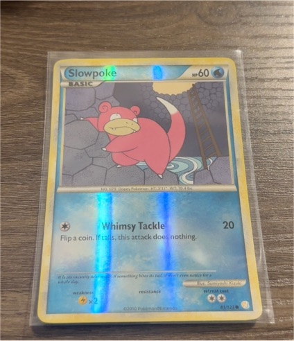 2010 Pokémon #11 Slowpoke — front