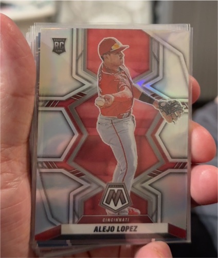 2022 Panini Mosaic #260 Alejo Lopez — front