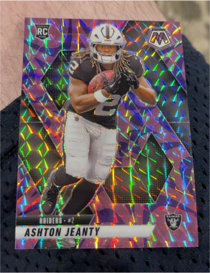 2025 Panini Mosaic #345 Ashton Jeanty — front