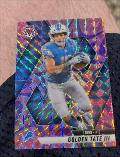 2025 Panini Mosaic #214 Golden Tate III — front