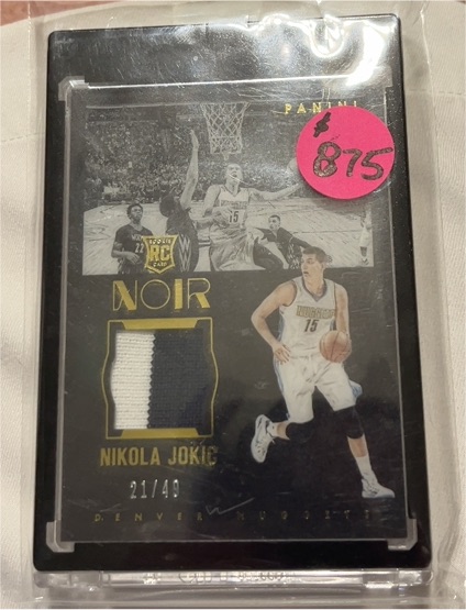 2018-19 Panini Noir #21 Nikola Jokic — front