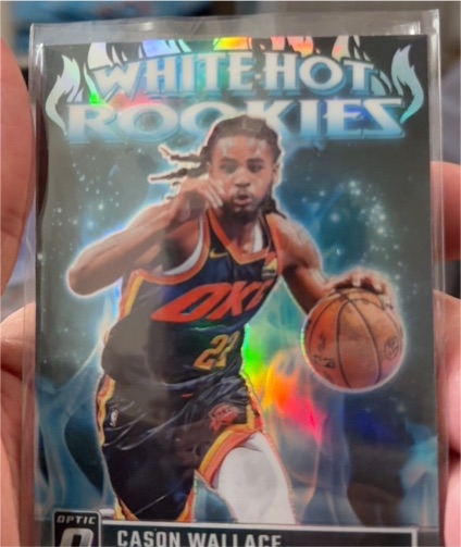 2023-24 Donruss Optic #3 Cason Wallace White Hot Rookies — front