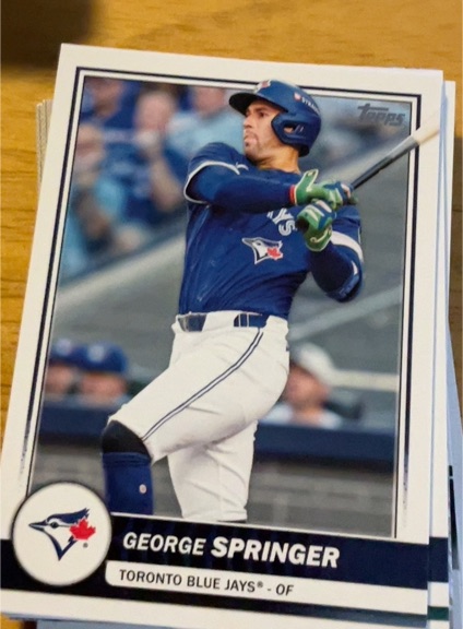 2022 Topps Series 2 #361 George Springer — front