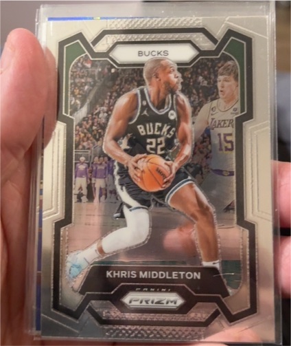 2023-24 Panini Prizm #60 Khris Middleton — front