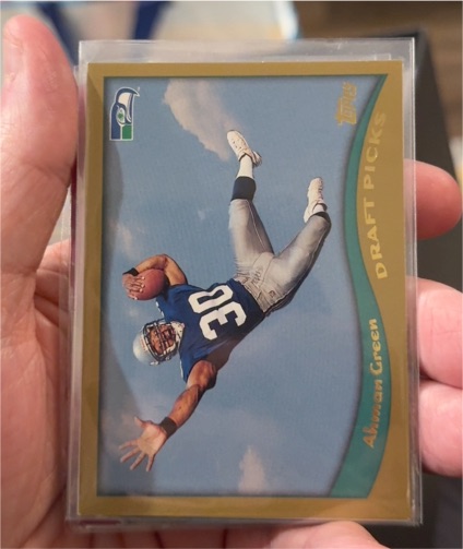1998 Topps #350 Ahman Green — front