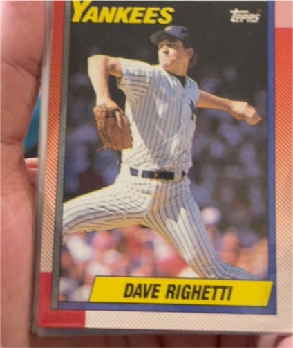 1990 Topps #160 Dave Righetti — front