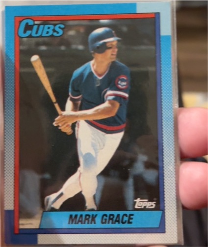 1990 Topps #240 Mark Grace — front