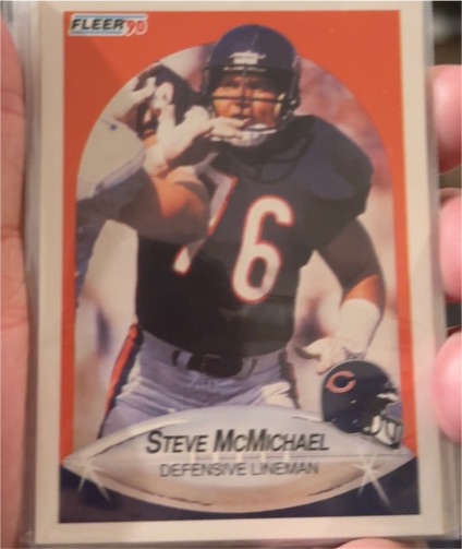 1990 Fleer #296 Steve McMichael — front