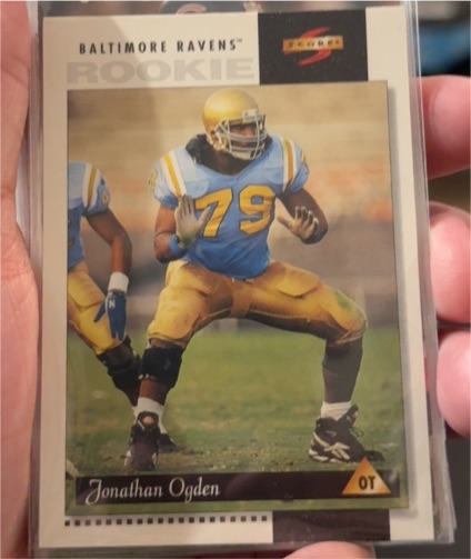 1996 Score #240 Jonathan Ogden — front