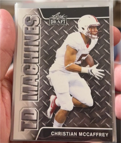 2017 Leaf Draft TD Machines #TD-02 Christian McCaffrey — front