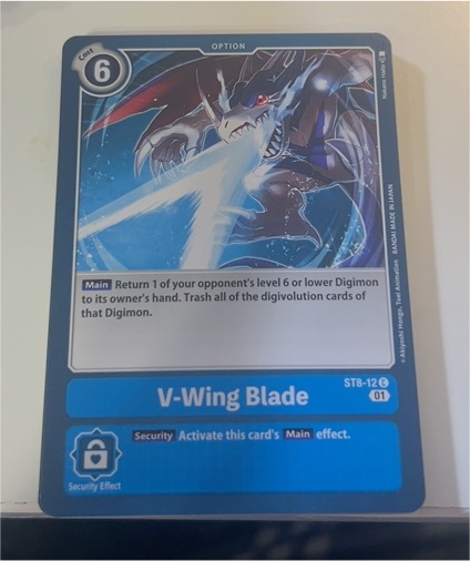 Digimon Card Game ST8-12 V-Wing Blade — front