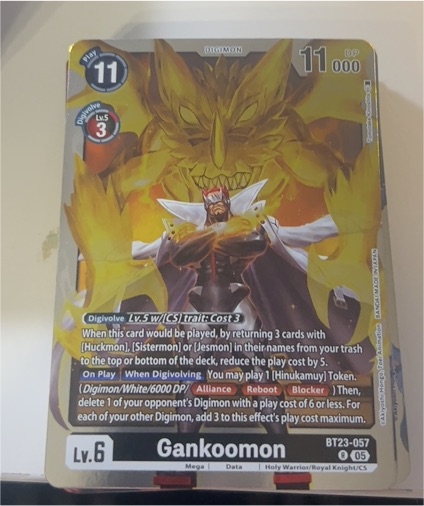 2023 Digimon Card Game BT23-057 Gankoomon — front