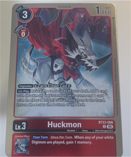 Digimon Card Game 2023 BT23-006 Huckmon — front
